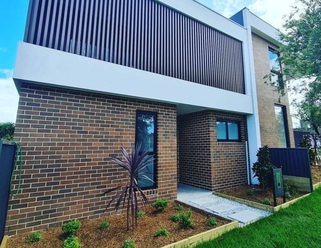 modern two-story house in Bankstown